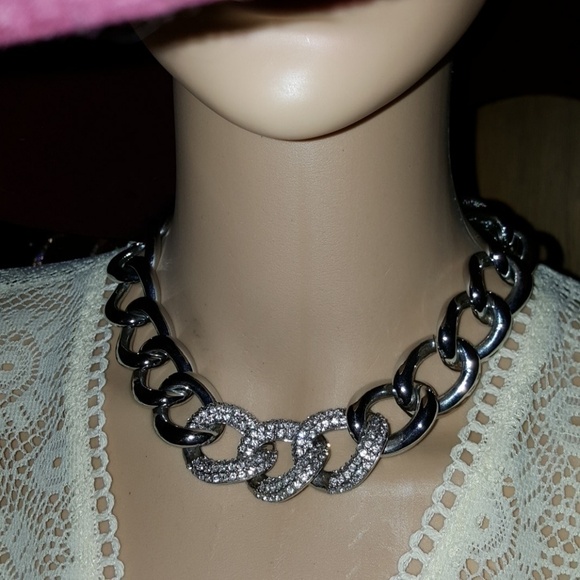 𝅺park lane rodeium plated with crystals set. - Picture 6 of 8